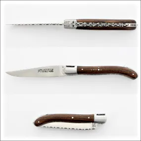 Laguiole XS 9 cm Guilloche Desert Ironwood