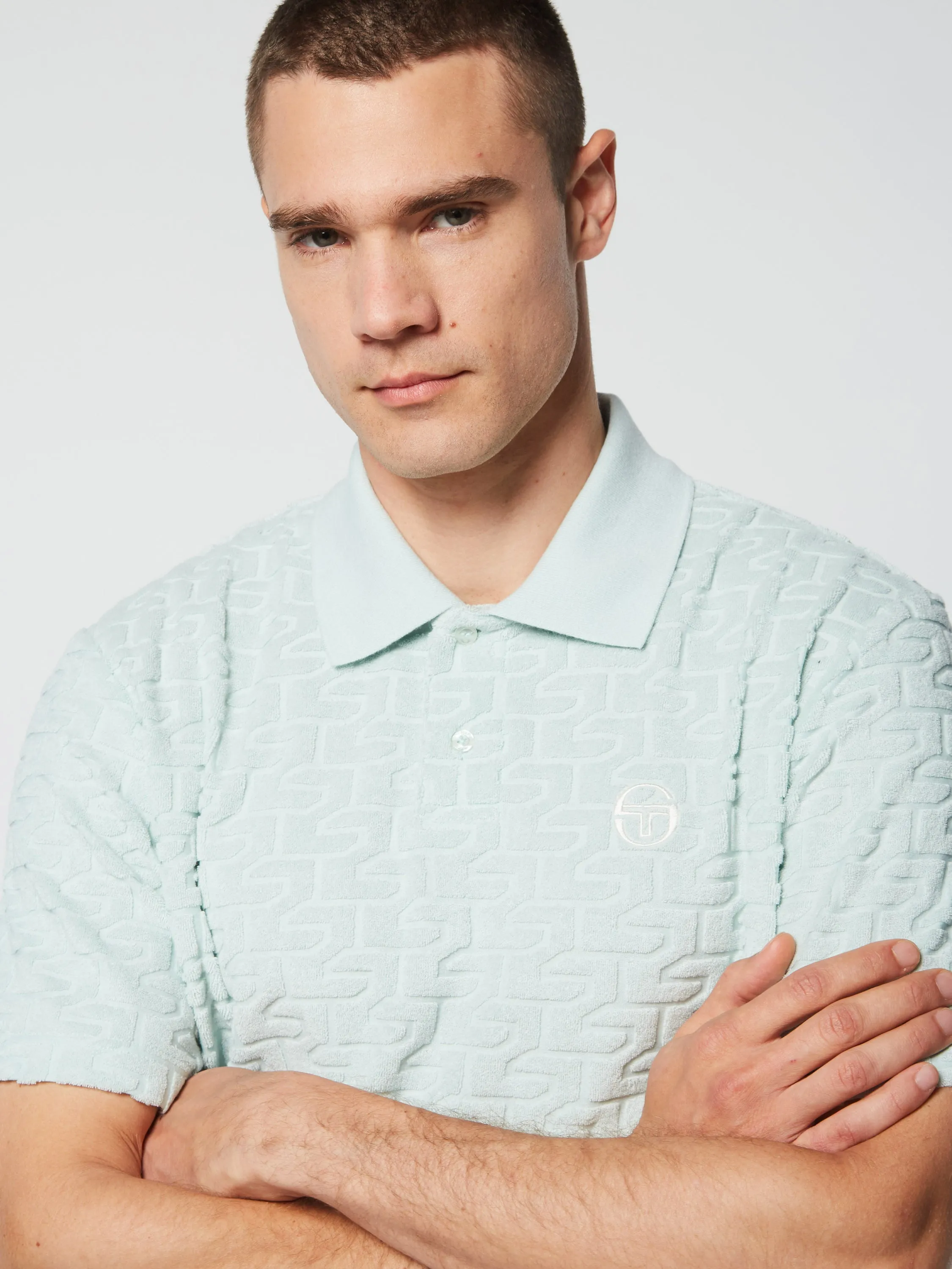 Livata Monogram Polo- Surf Spray