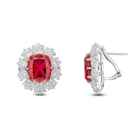 Maha Earrings (Ruby)