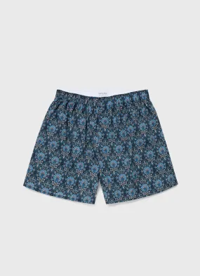 Men's Classic Boxer Shorts in Liberty Fabric Peacock Place