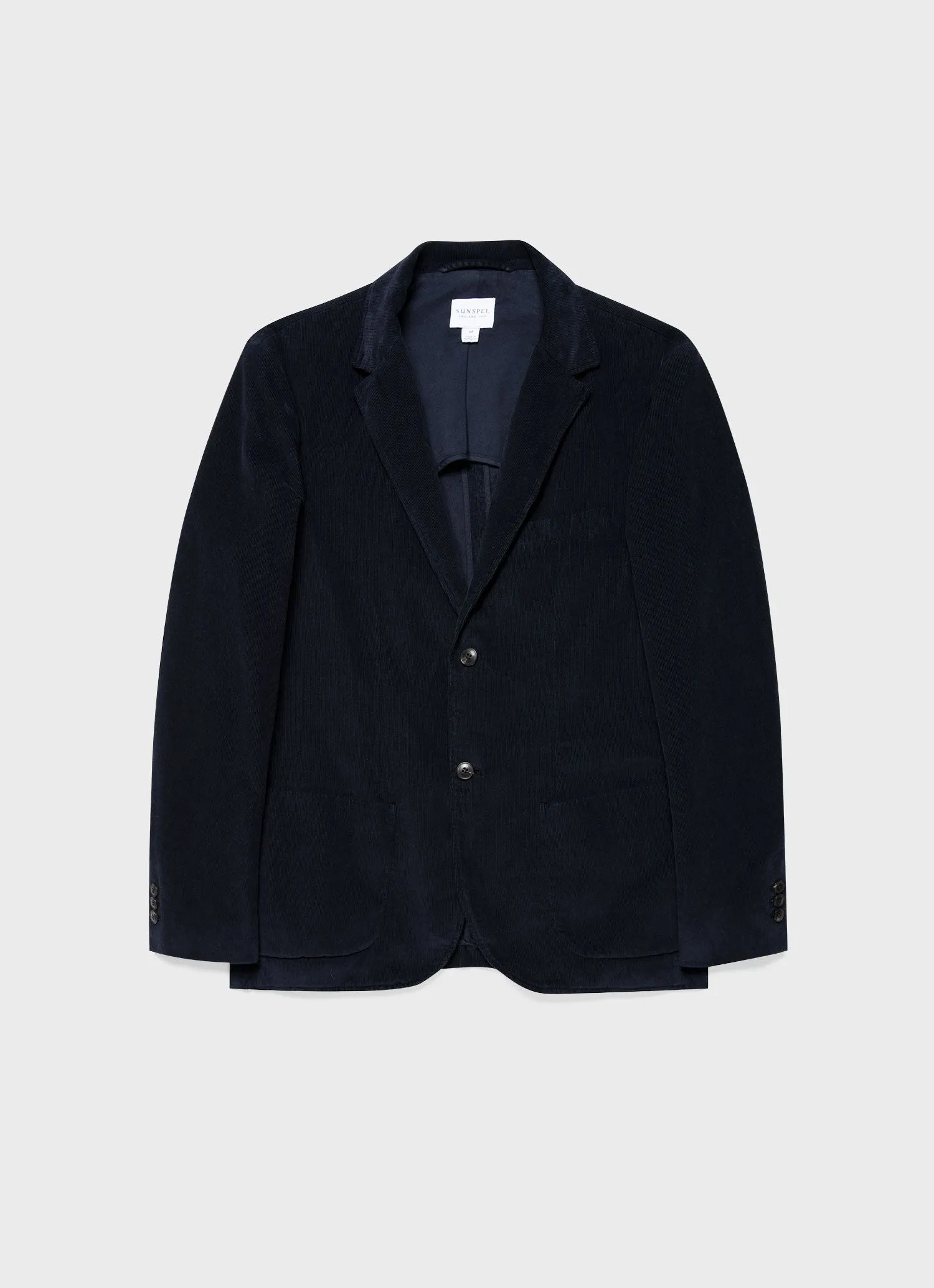 Men's Corduroy Two-Piece Suit in Navy