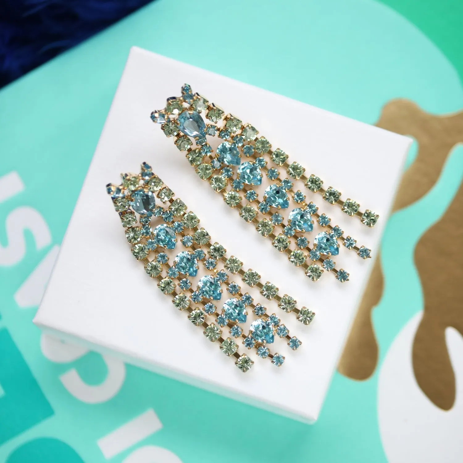 Mini Penelope Earrings / Sea Breeze Combo