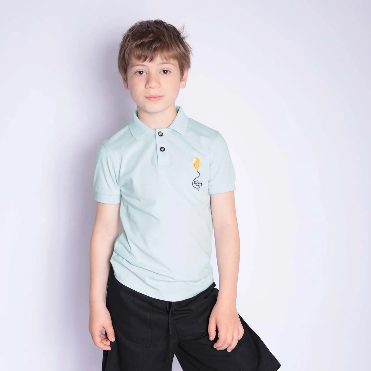 Mintgroen poloshirt voor meisjes en jongens