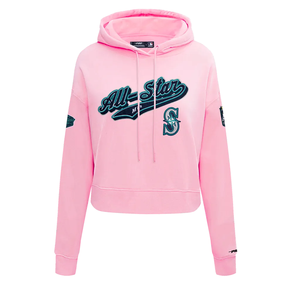 MLB ALL STAR 2023 WOMEN'S CROPPED PO HOODIE (PINK)