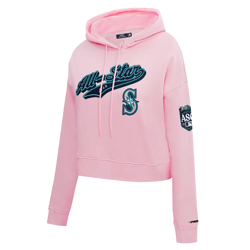 MLB ALL STAR 2023 WOMEN'S CROPPED PO HOODIE (PINK)