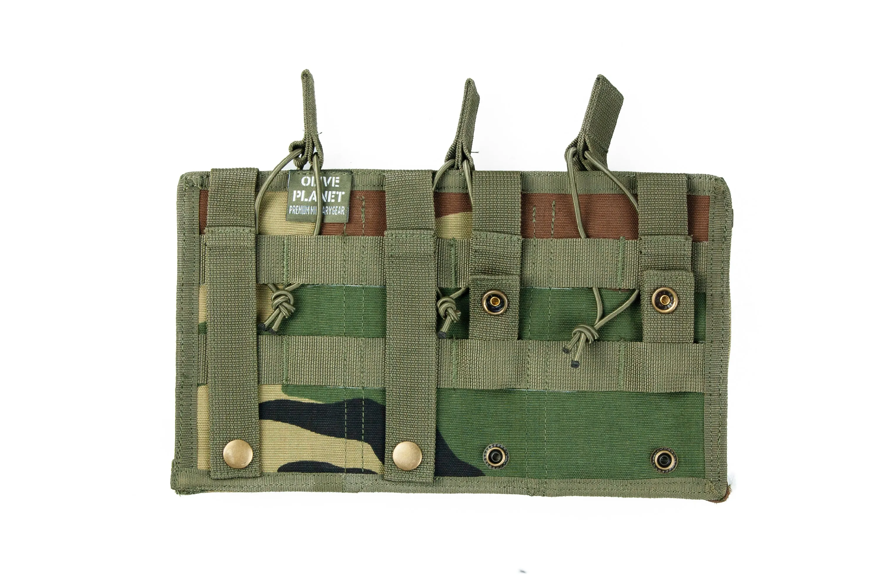 MOLLE Triple Magazine Pouch - Open Top - Camo