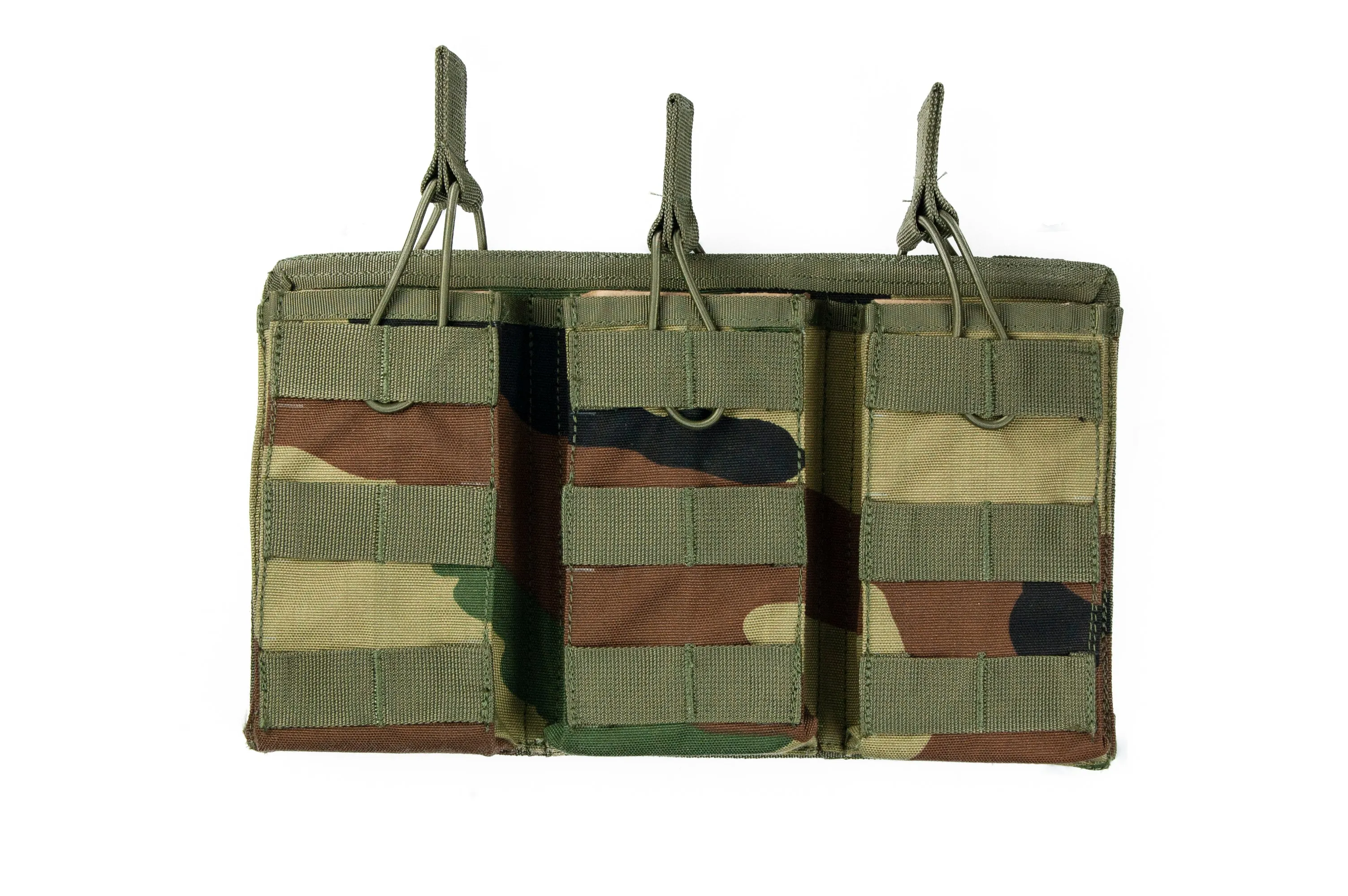 MOLLE Triple Magazine Pouch - Open Top - Camo