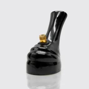 Molten Ceramic Bong - Black