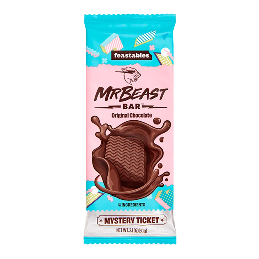 Mr. Beast Feastables MrBeast Chocolate Bar Original