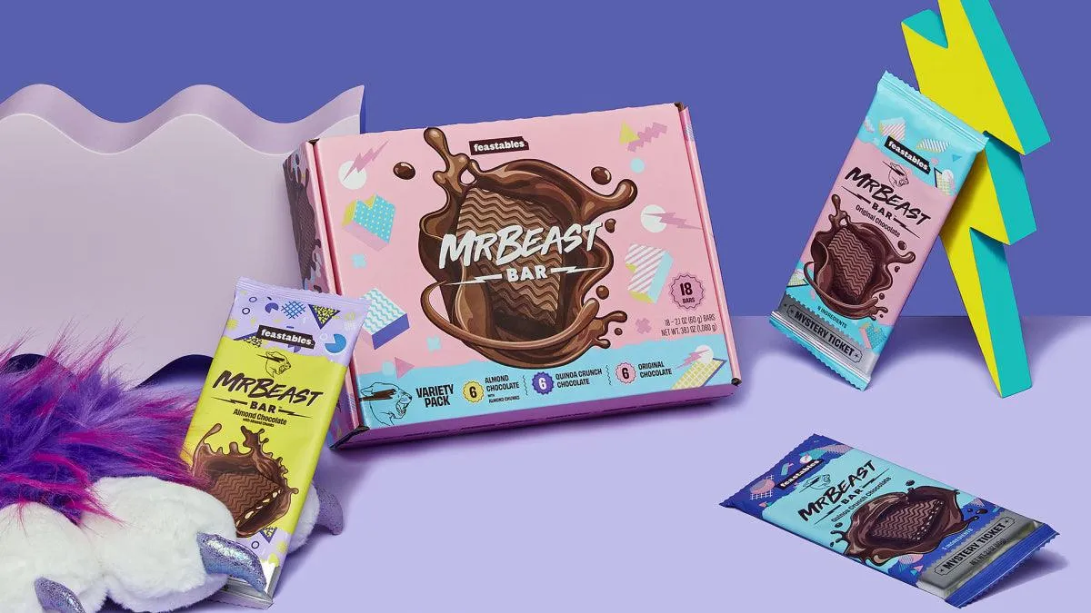 Mr. Beast Feastables MrBeast Chocolate Bar Original