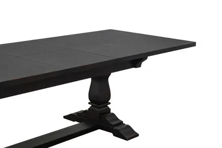 Nantucket Hampton Extendable Dining Table Soho Black Brown