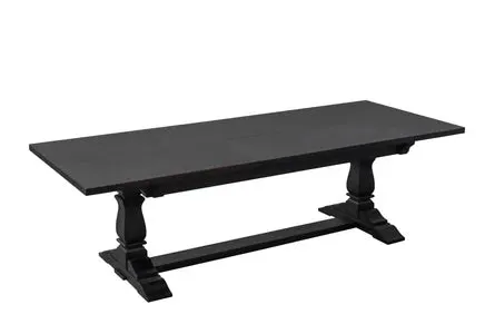 Nantucket Hampton Extendable Dining Table Soho Black Brown