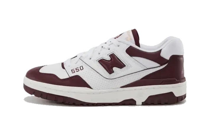 New Balance 550 White Burgundy