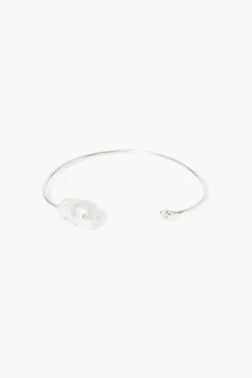 Nigella Diamond Cuff White Pearl