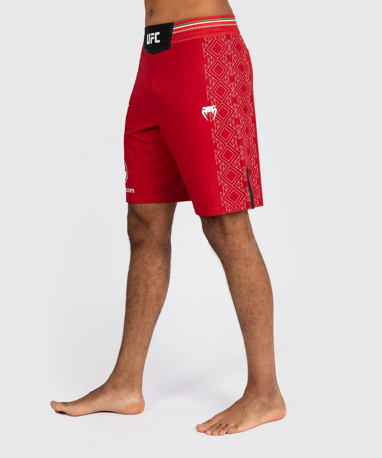 Noche UFC By Venum Authentic Fight Night Men’s Fight Short - Long Fit - Red