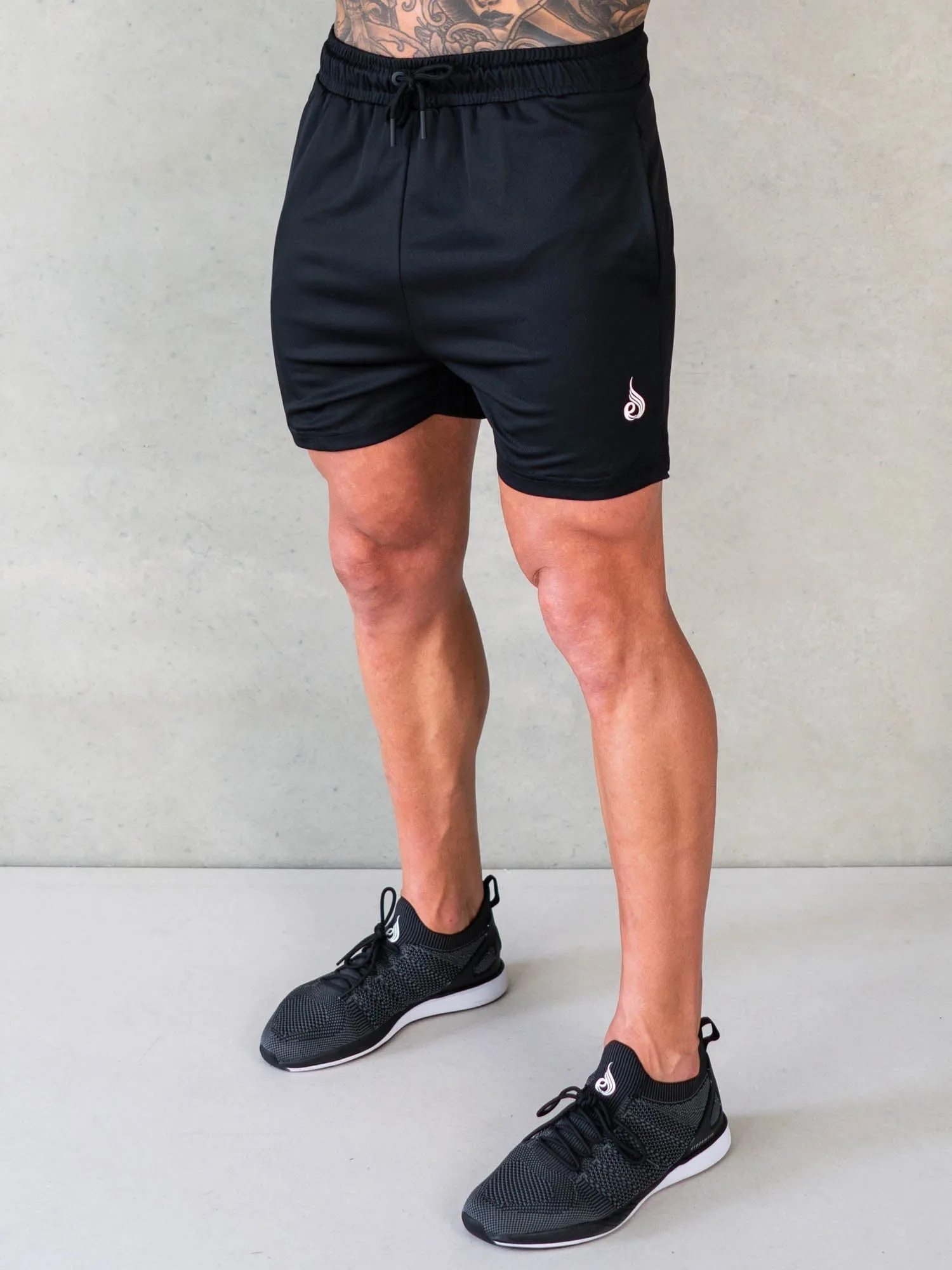 Octane Mesh Shorts - Faded Black