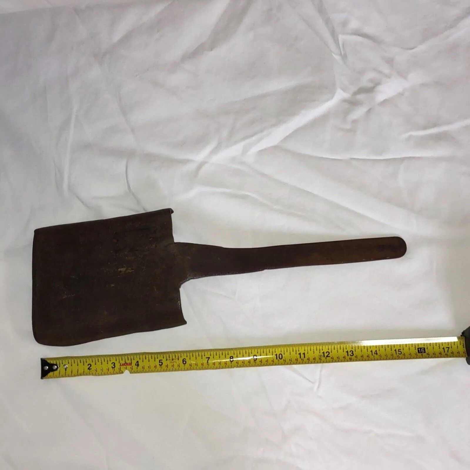 Old Handmade 16" Forged Iron Coal Shovel