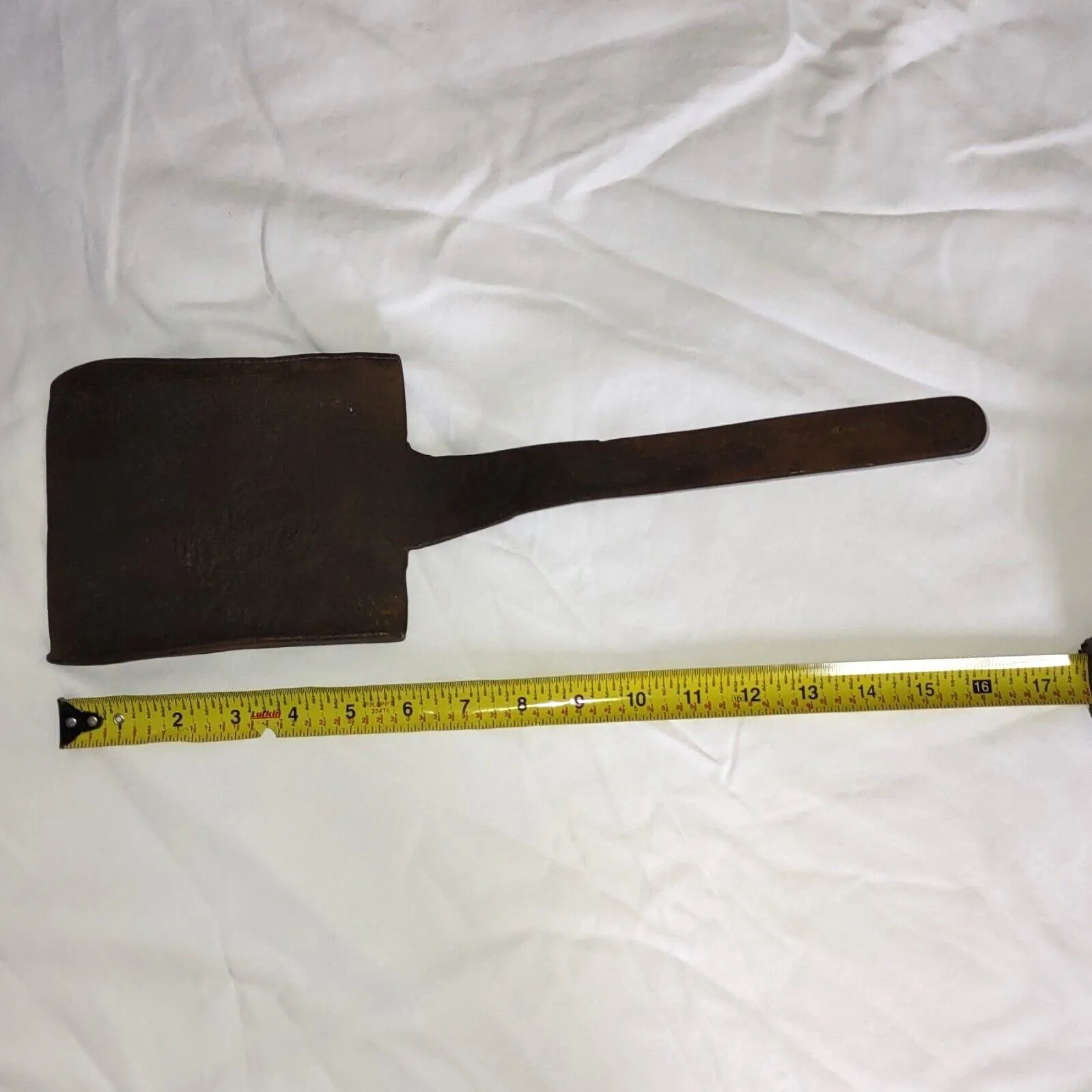 Old Handmade 16" Forged Iron Coal Shovel