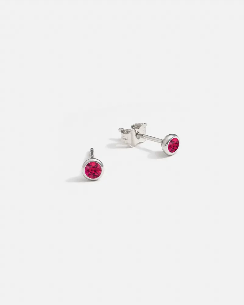 Origines Stud Earrings in 14k Gold with Ethical Birthstone