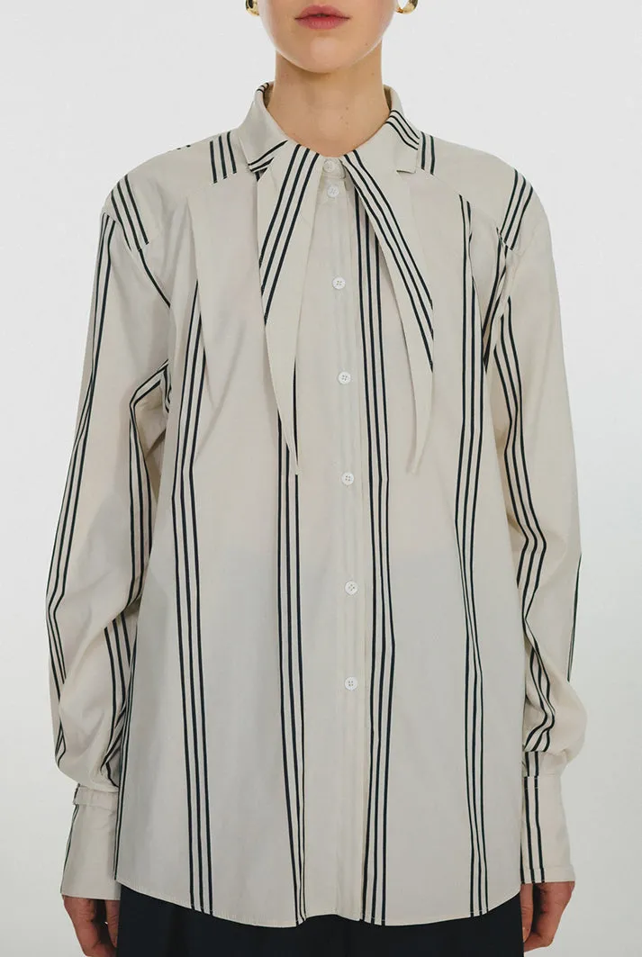 Oversized Striped Shirt