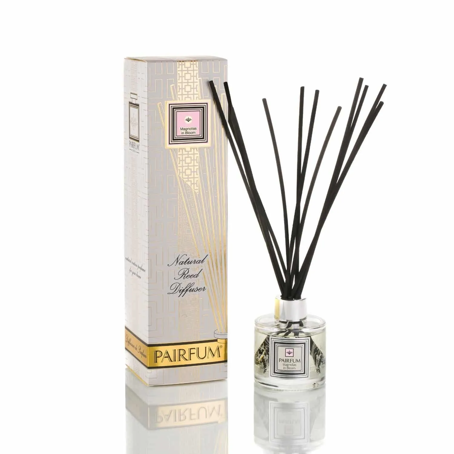 Pairfum London Luxury Reed Diffuser Classic Magnolias in Bloom 100ml  10 Reeds