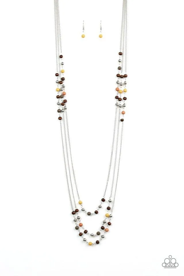 Paparazzi Accessories  - Seasonal Sensation #L684 /#LC- Multi Necklace