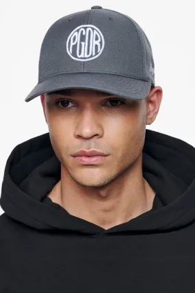 Percy Curved Cap Dark Grey