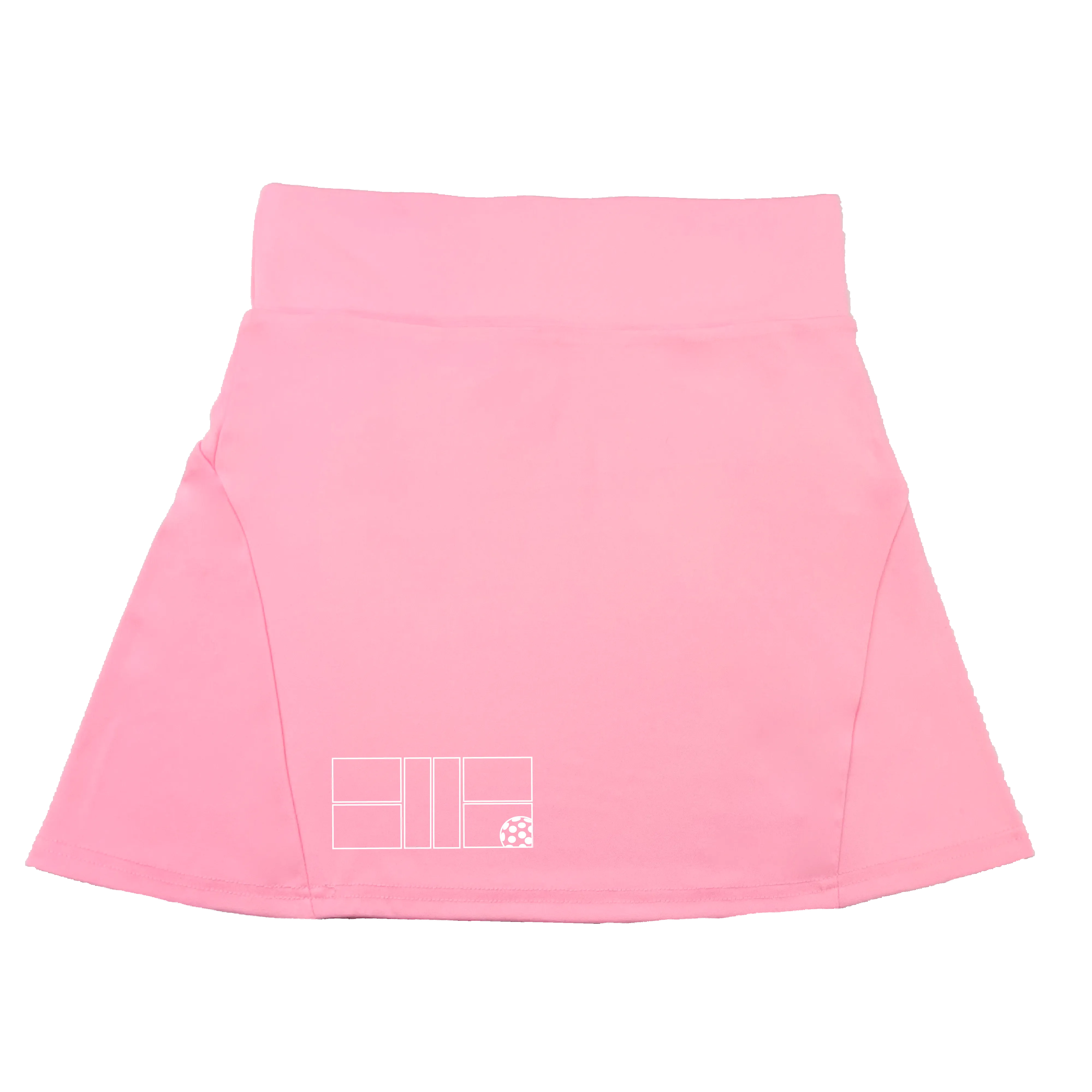 Pickleball Court (White) | Women's Flirty Pickleball Skort