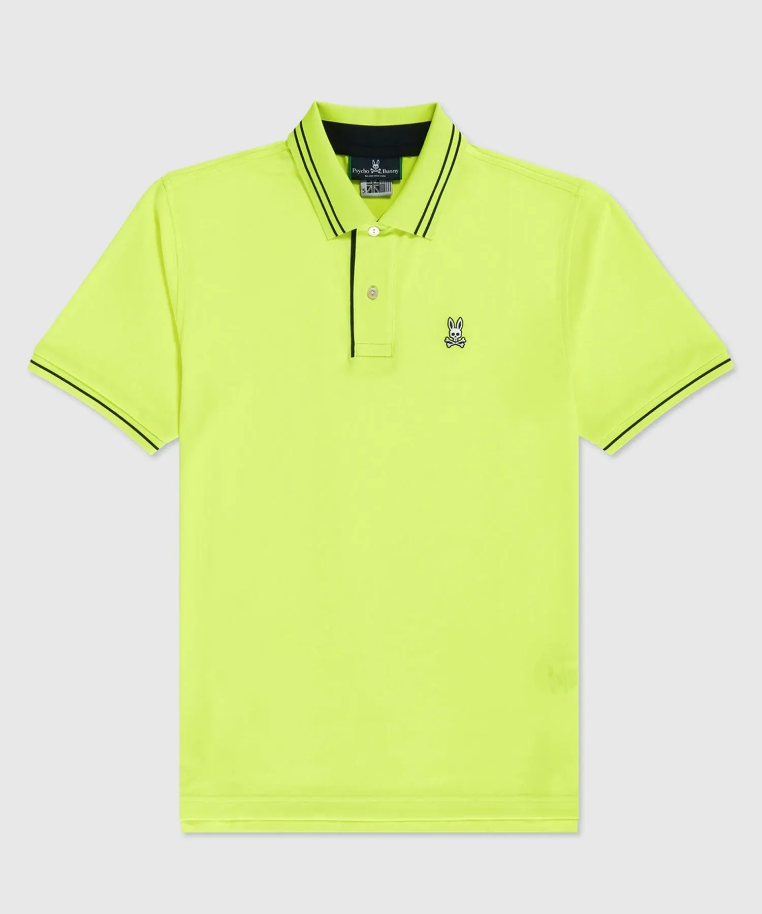 Psycho Bunny Seaton Sport Polo - Neon Lemon