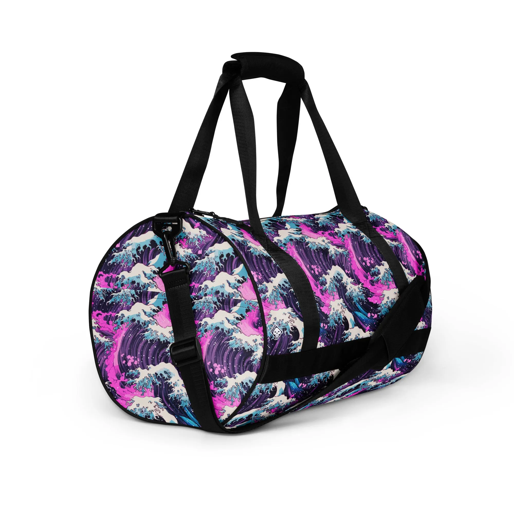 Purple Wave Gym Bag