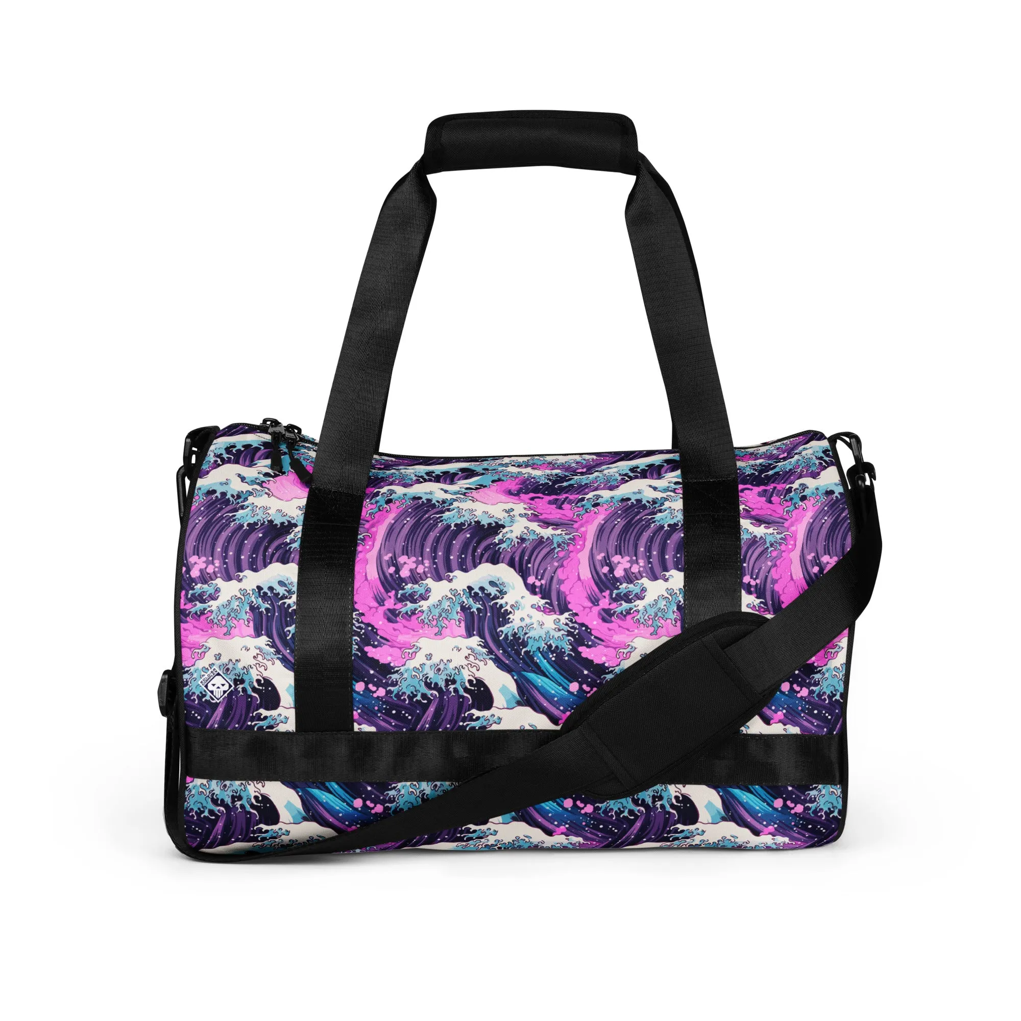 Purple Wave Gym Bag