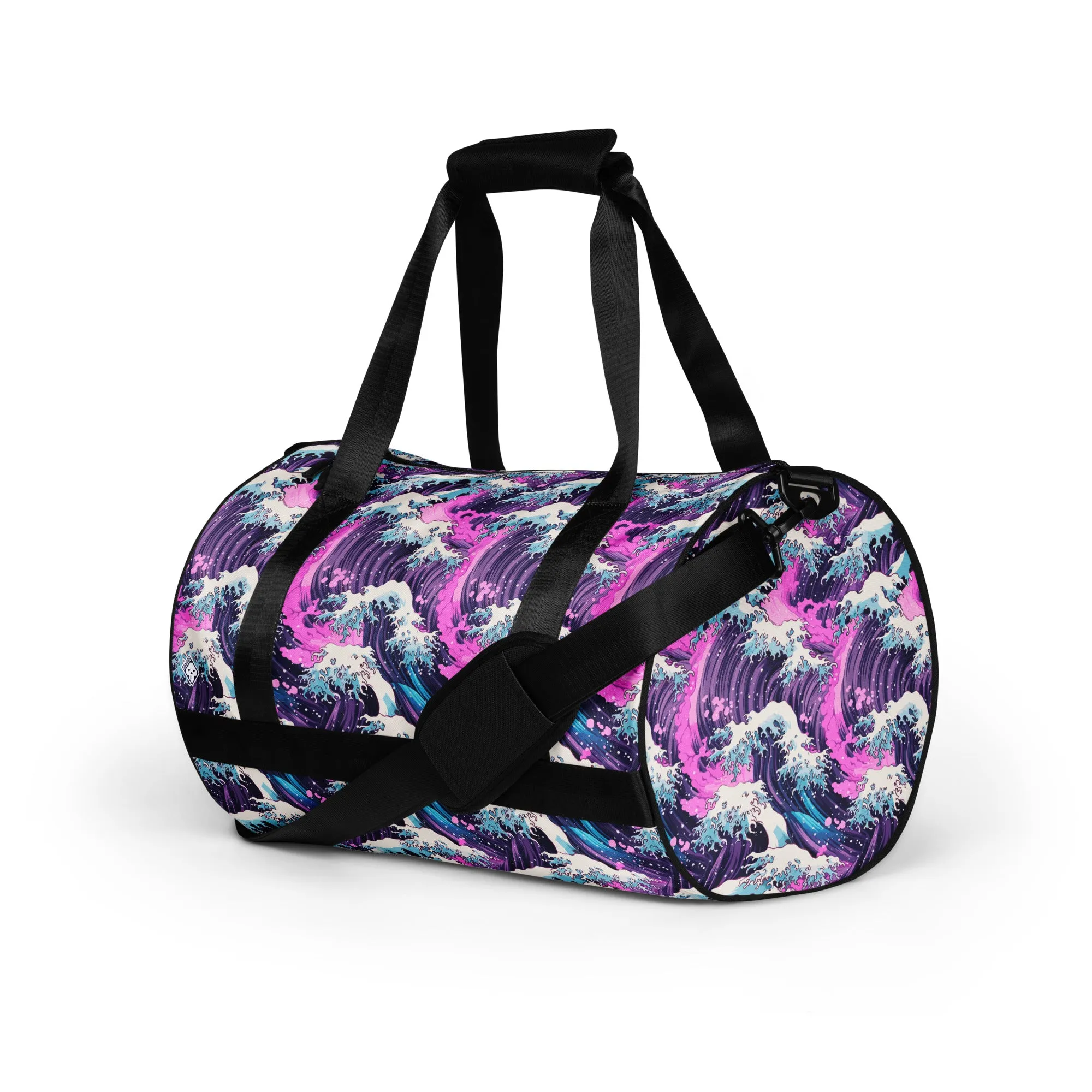 Purple Wave Gym Bag