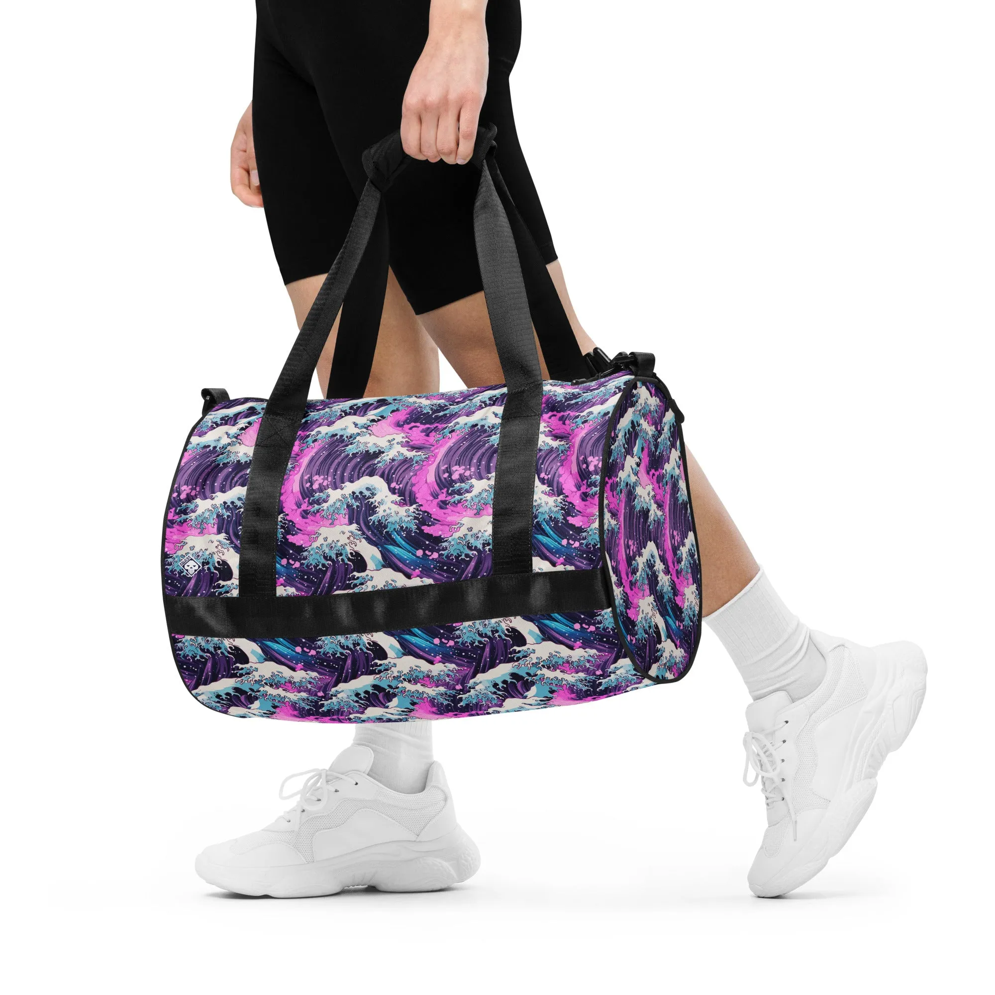 Purple Wave Gym Bag