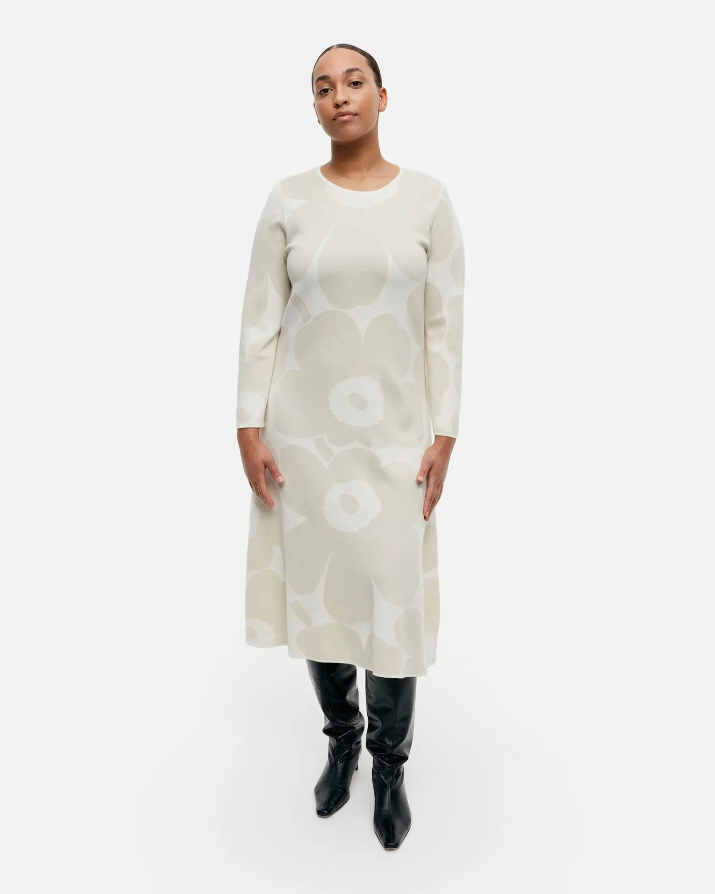 putrido unikko knitted wool dress (XL)