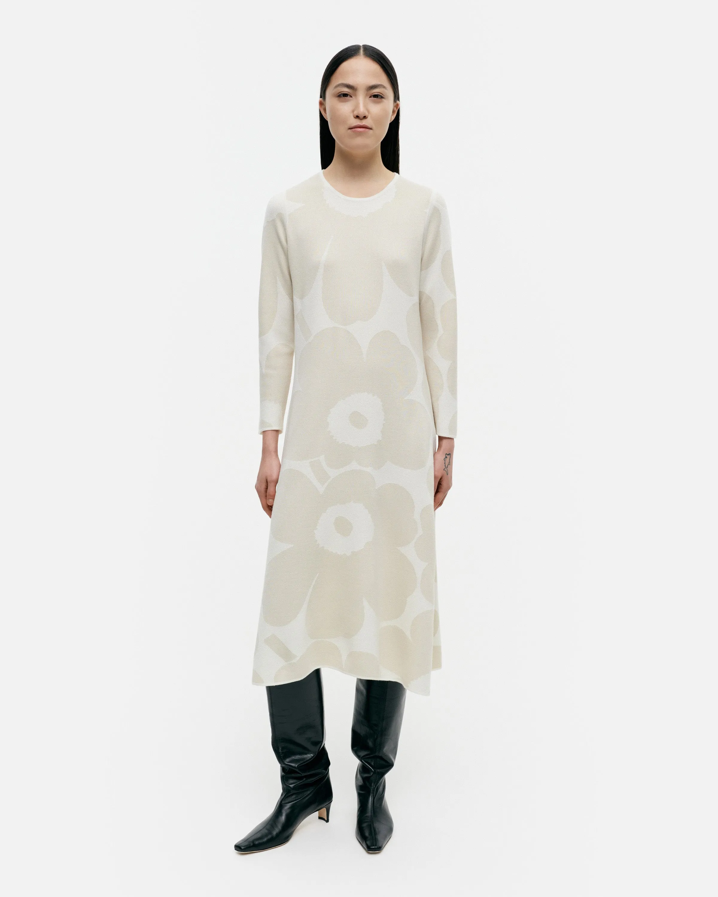 putrido unikko knitted wool dress (XL)