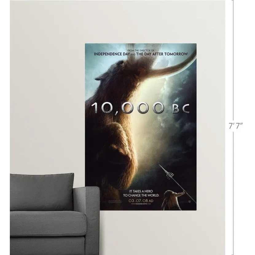 "10,000 B.C. - Movie Poster - Style A" Poster Print - Multi