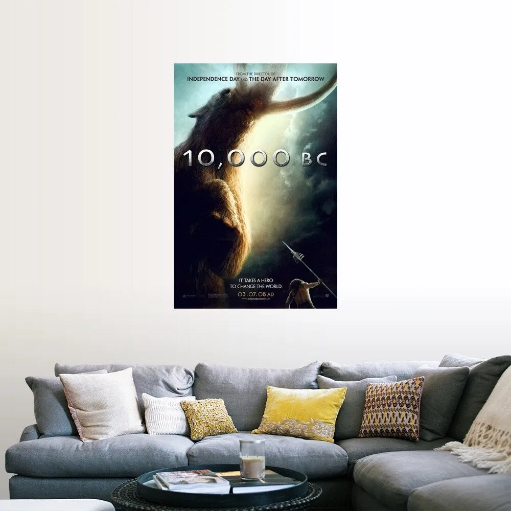 "10,000 B.C. - Movie Poster - Style A" Poster Print - Multi