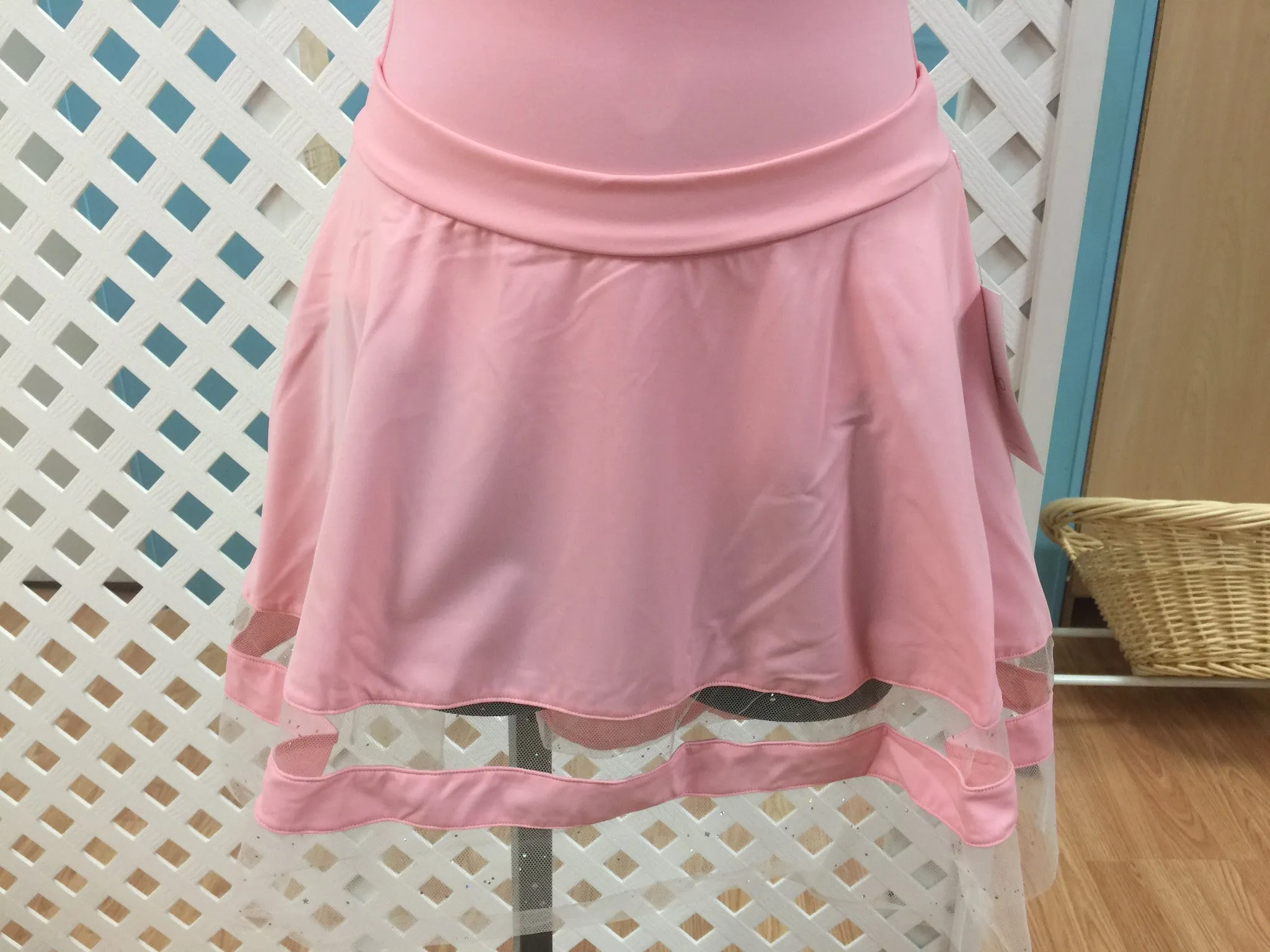 "Margaret 2.0" Child Pull-on Skirt - Flamingo Pink, Sizes 6x-12