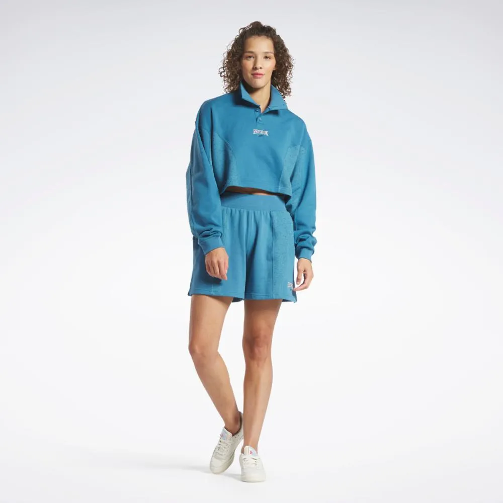 Reebok Apparel Women Reebok Classics Varsity Sweatshirt STEBLU