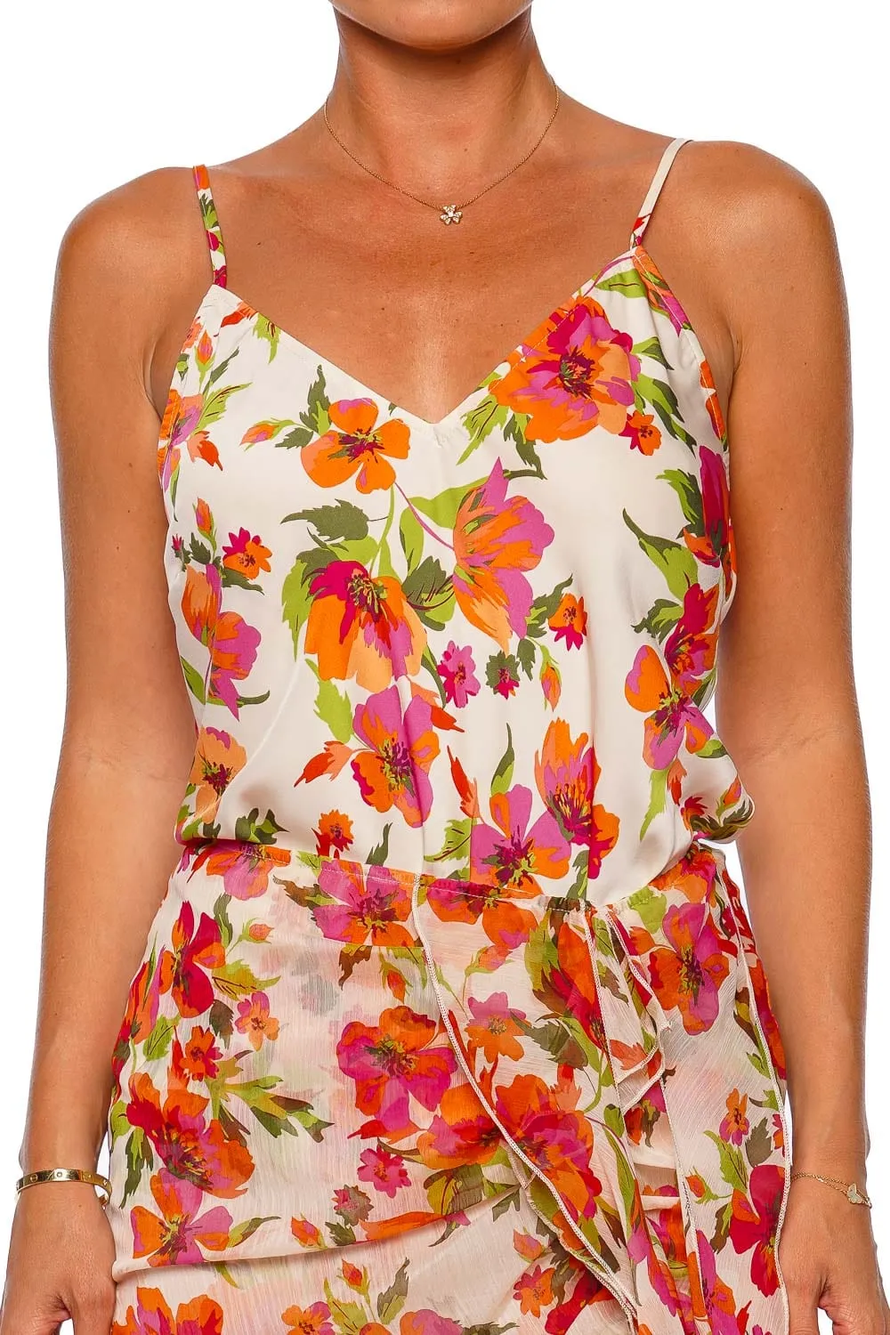 Rena Palmarei Blooms Cami Top