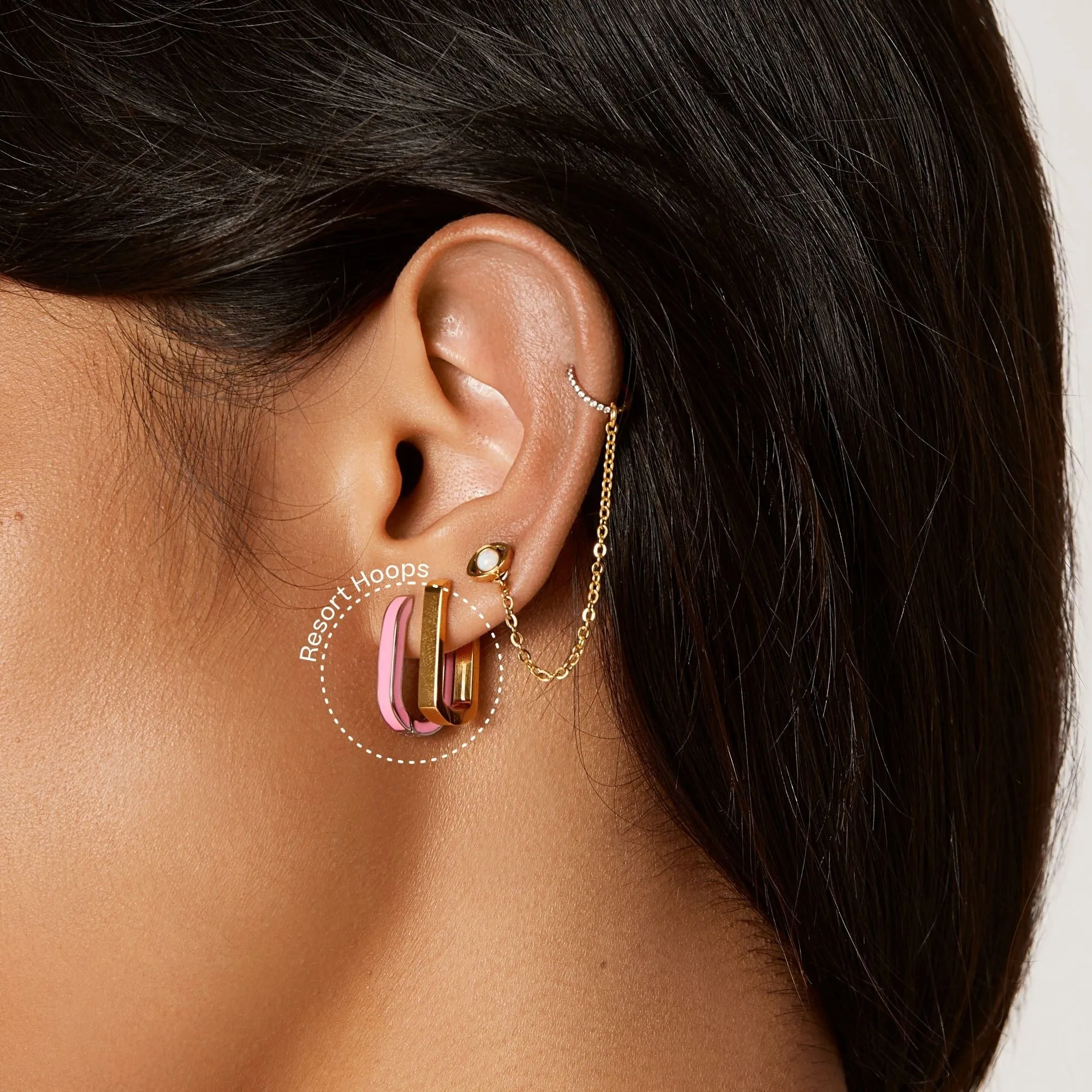 Resort Hoop Earrings