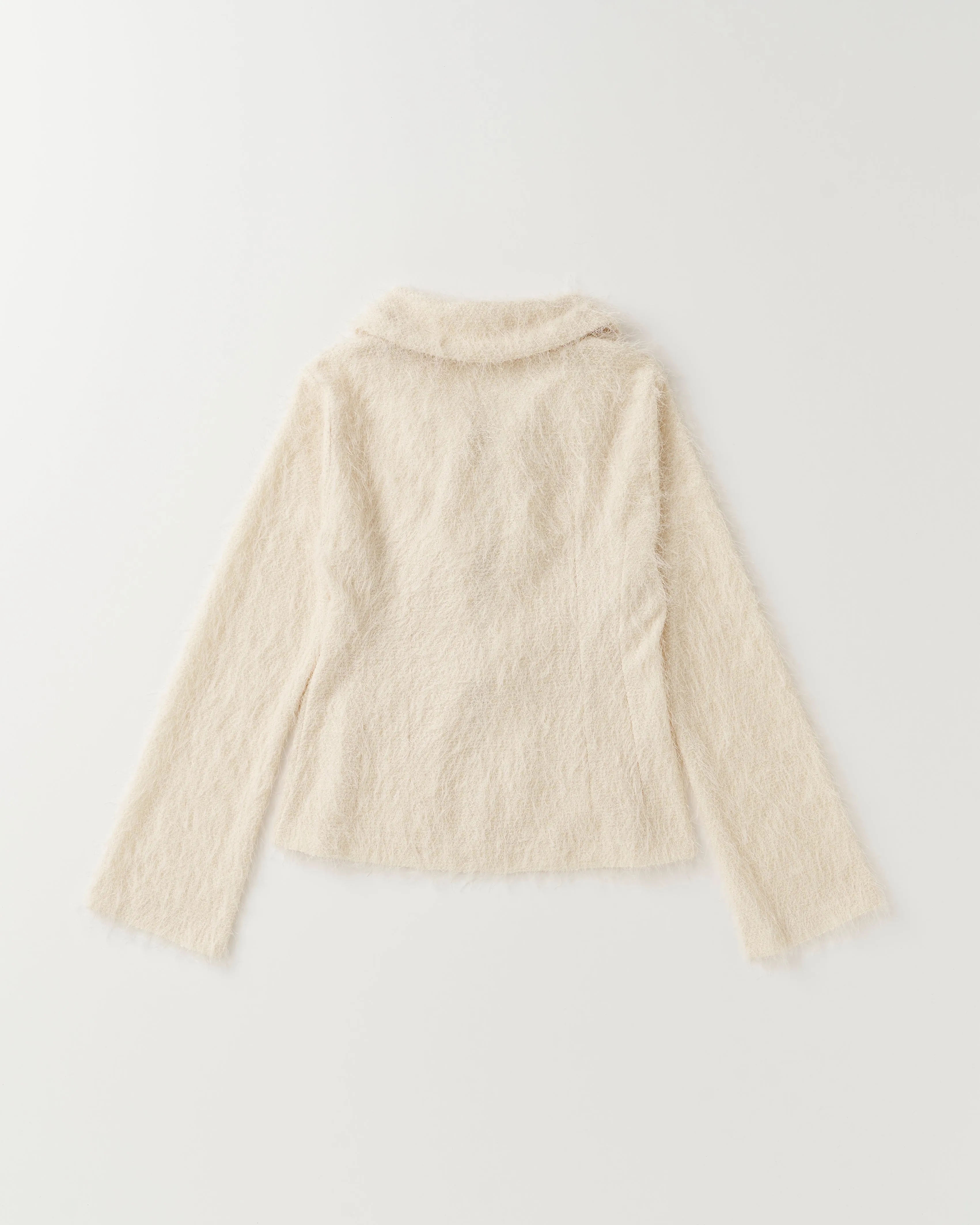 ribbon cardigan (cream)