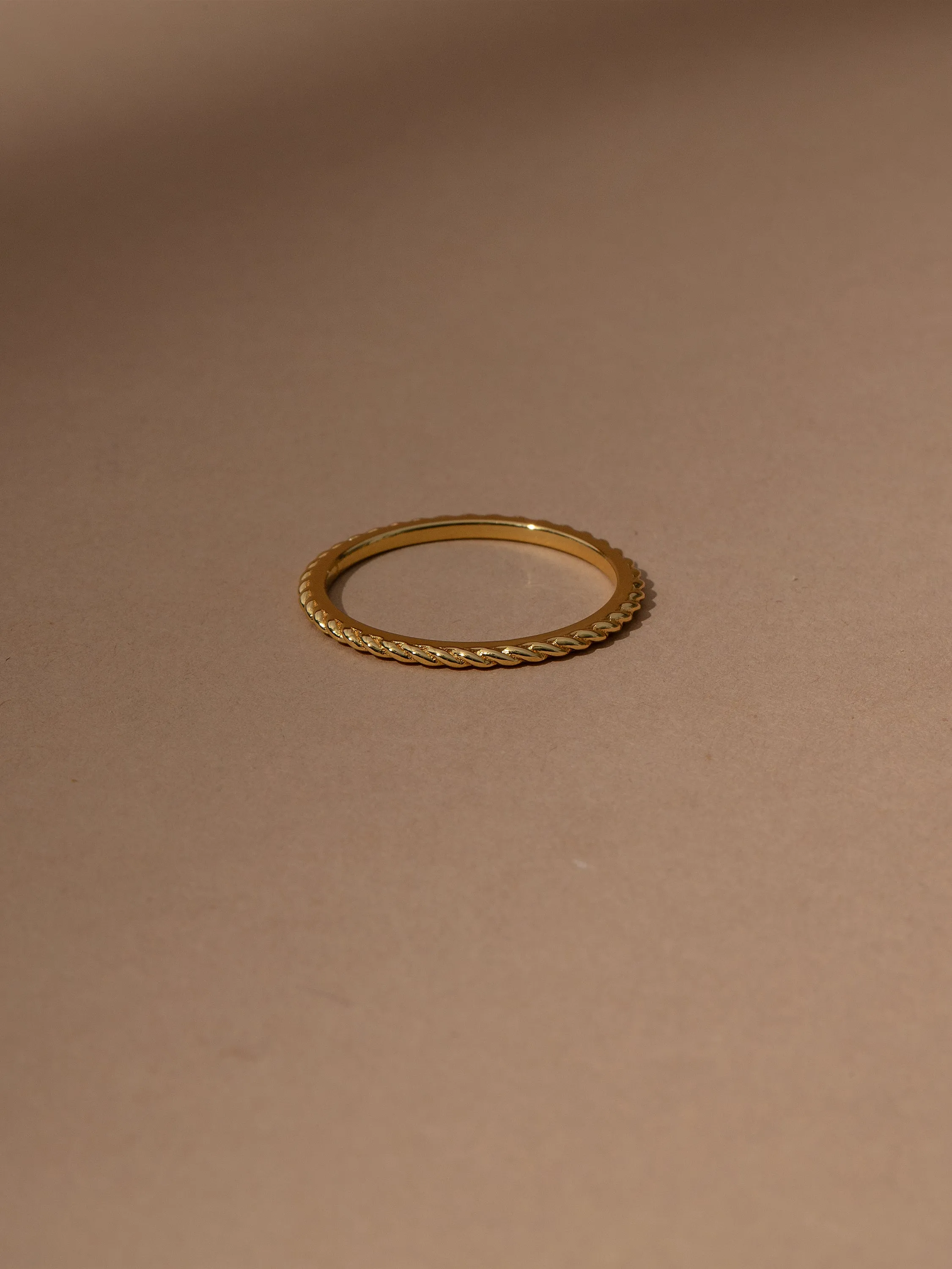 Rope Vermeil Ring