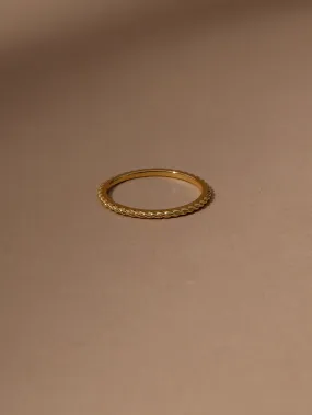 Rope Vermeil Ring