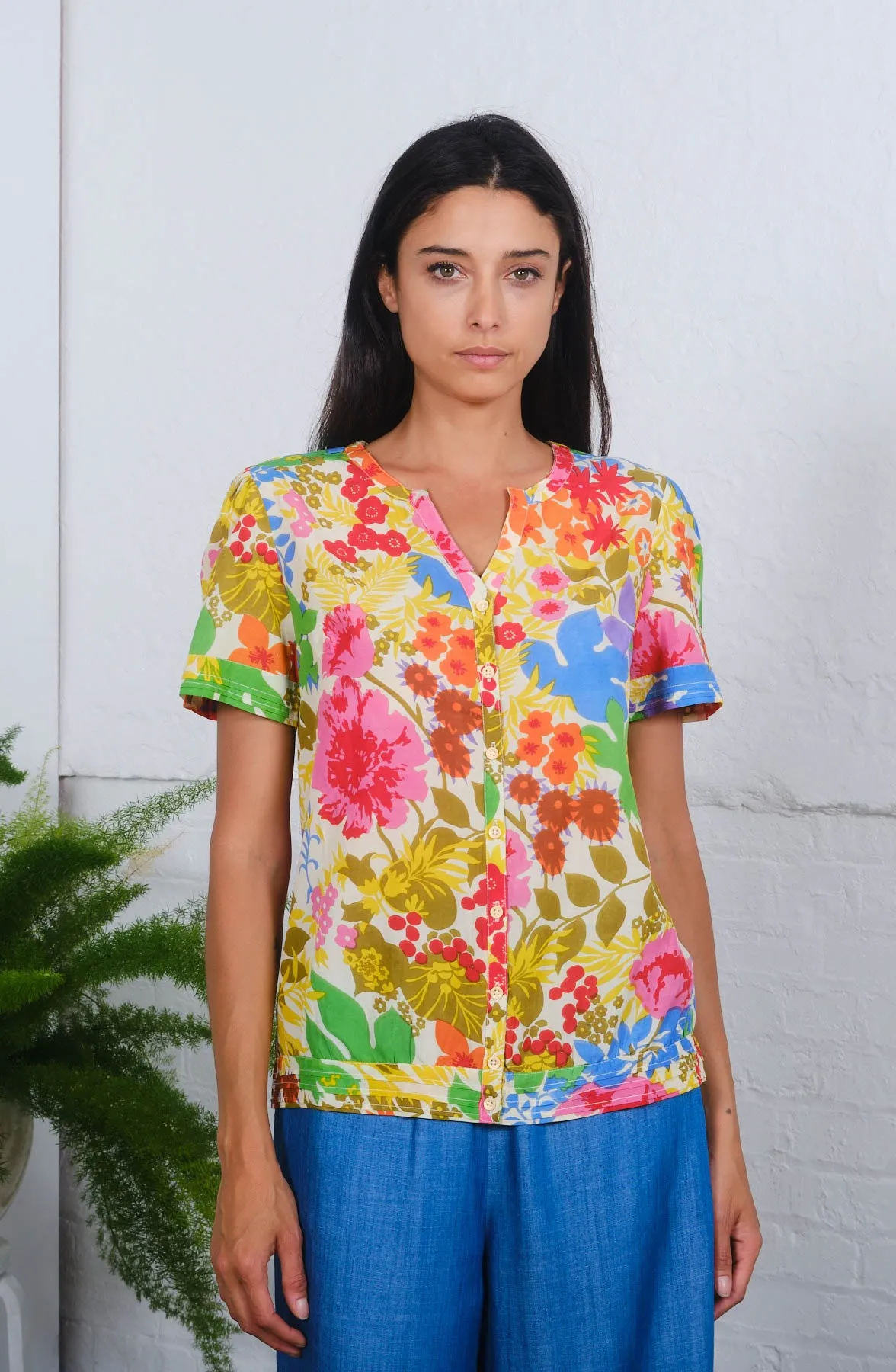 Roxy Blouse in Bold & Beautiful Print