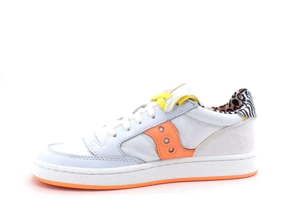 SAUCONY Jazz Court Sneaker Bianco White Peach S60577-3