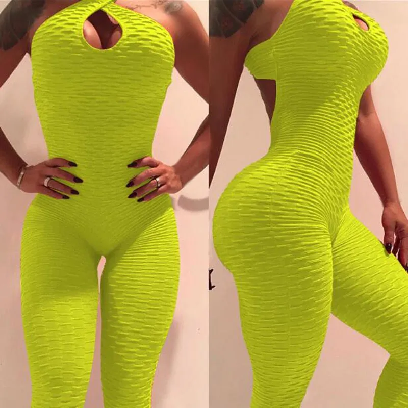 Sfit 2019 Women's Sports Set Backless Playsuit Fitness Tights Jumpsuits Costume Yoga  Suit Gym Bodysuit Tracksuit Gym Sport Set