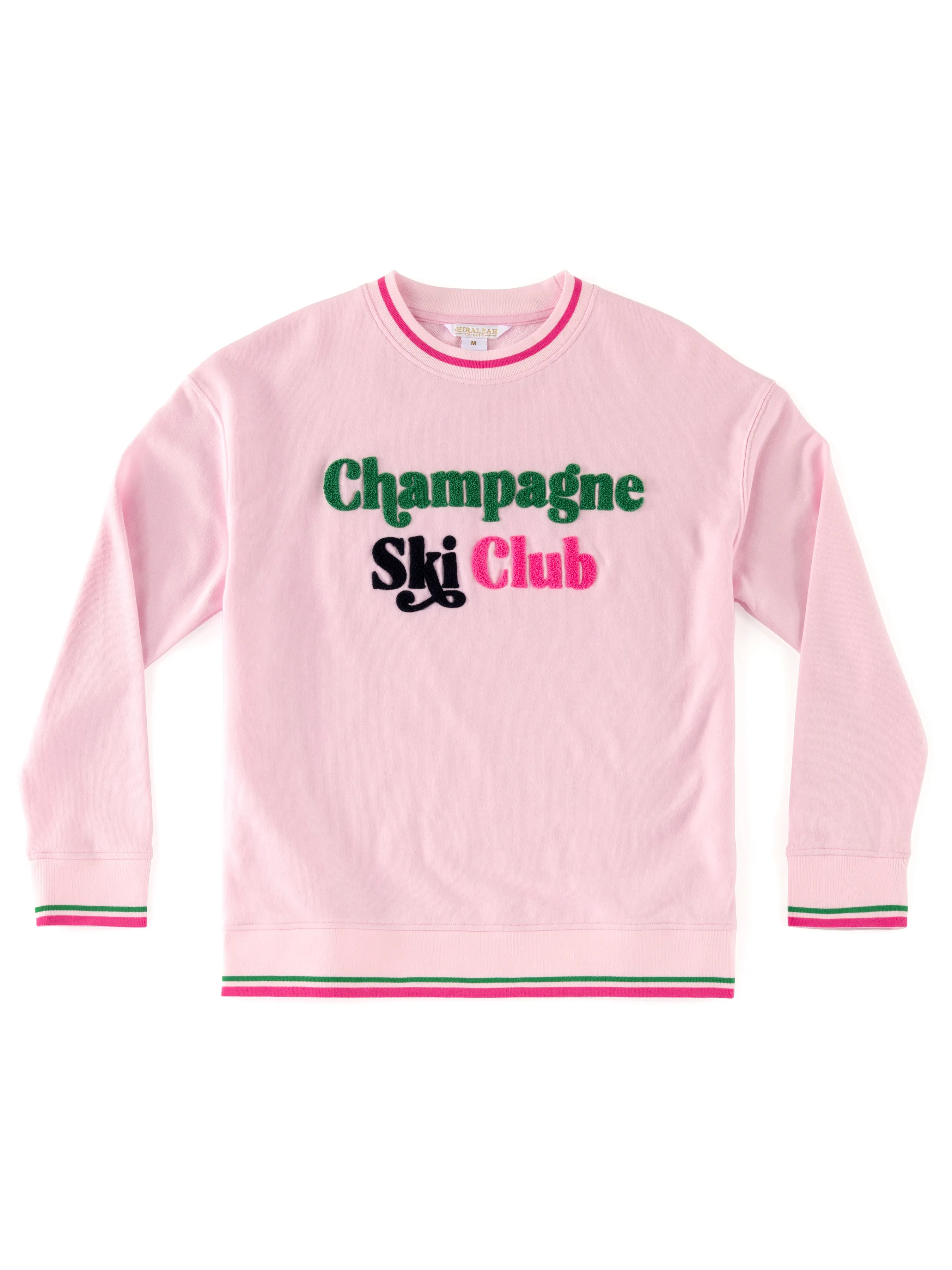 Shiraleah "Champagne Ski Club" Sweatshirt, Blush