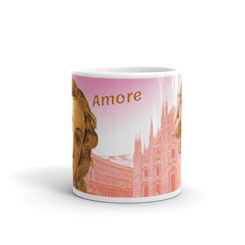 Simonetta & Sandro Lovers AMore Coffee Mug Tea Mug Novelty Mug Coffe Mug, Spiritual Inspirational