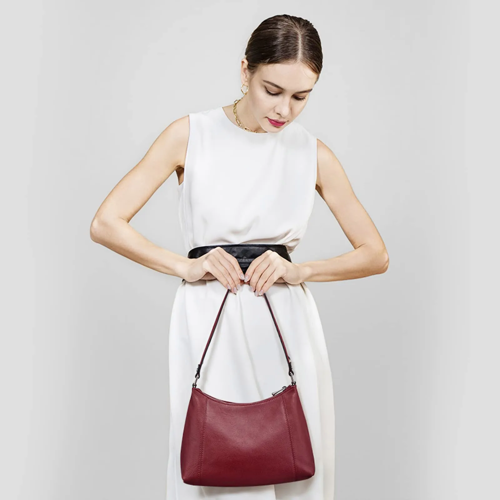 Soft Leather Shoulder Bag